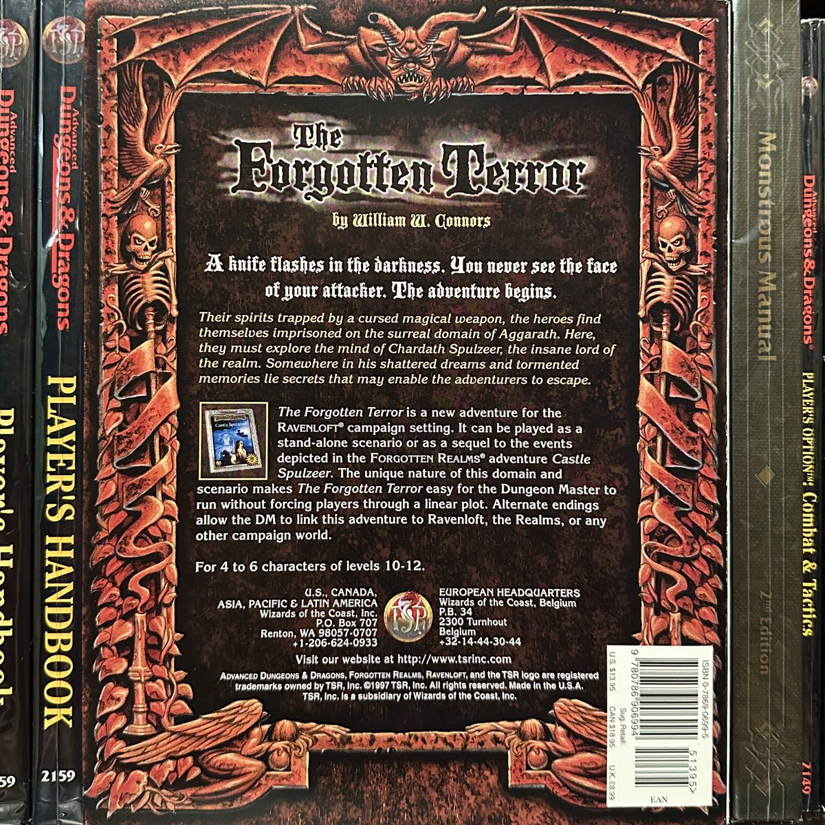 dnd__daily's tweet photo. The Forgotten Terror (1997) #DnD #Ravenloft #TTRPG https://t.co/xuWPpHLbmW