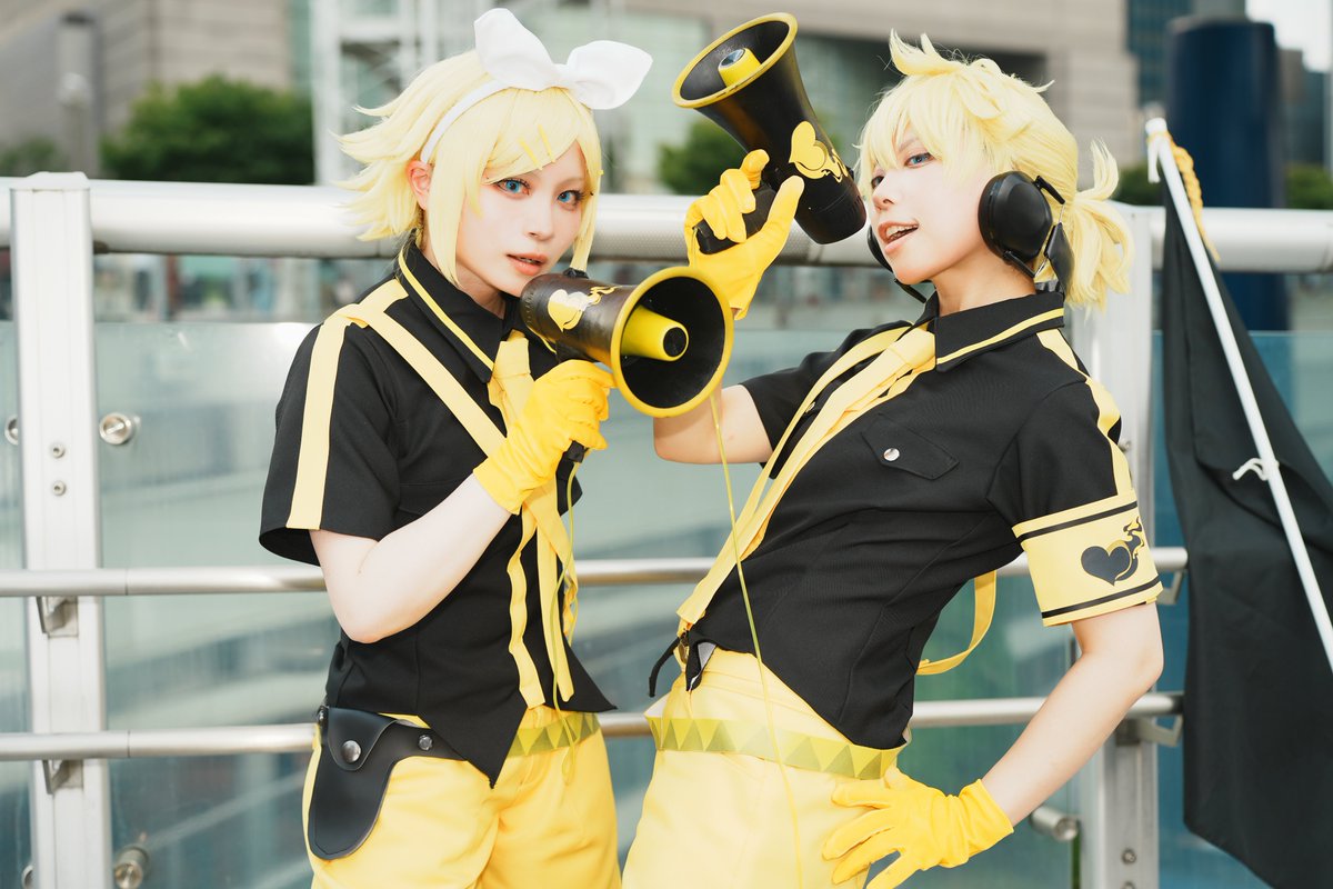 chusha22's tweet photo. 【鏡音/cos】

見せてあげる わたしの想いを

Ｐ.いおりさん
#コスサミ2026 https://t.co/S6iv5ZmVai