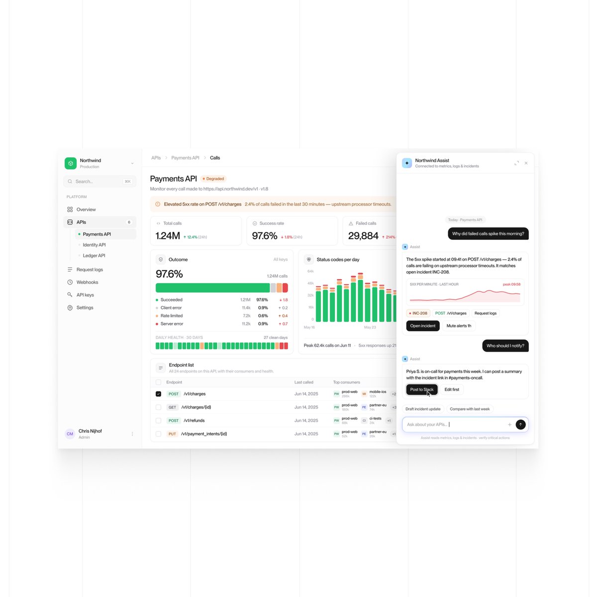 cmnijhof's tweet photo. A new API management interface we're working on 👀 https://t.co/Qj94HEscWl
