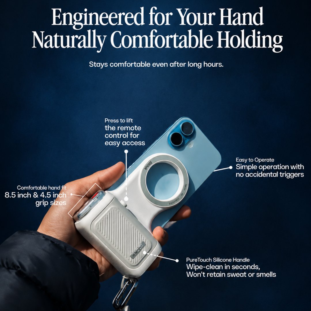 techzeeno72676's tweet photo. Your iPhone just got a serious camera upgrade.
The iSnap MOGI Grip & Camera Remote for the iPhone 17 Series delivers a DSLR-inspired grip, wireless camera controls
Visit: https://t.co/ok8yjZpNxY
#iPhone17 #iPhone17Series #iSnap #MOGI #Apple #iPhonePhotography #ContentCreator https://t.co/oPhRyiLLC2
