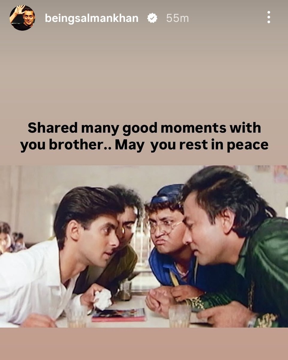 nawa75436's tweet photo. #SalmanKhan On #PradeepRawat 😭

Shared Many Good Moments With You Brother, May You Rest In Peace https://t.co/8mZnStyaSW