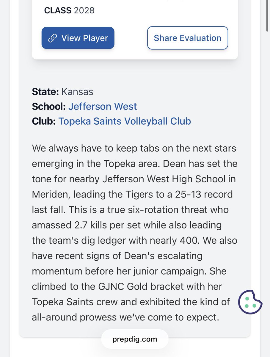 emmiedean5's tweet photo. Thanks, @KingsleyATK for the write up! I’m so excited for my junior season to start! 
@PrepDigKS @GorillasVB @meganbesecker1 @fhsuvb @mssuvb @CoastalVball @UCM_volleyball @OmahaVB https://t.co/ak0jnBW1f4