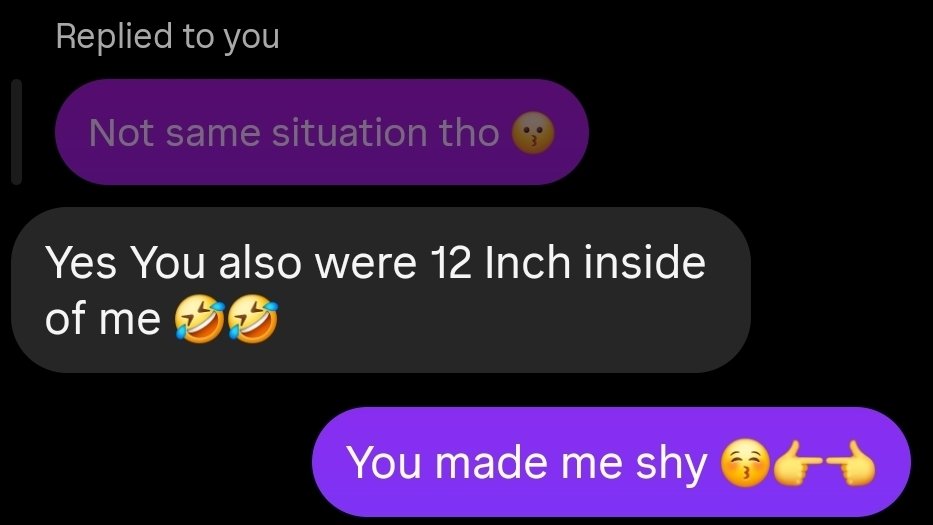 Zam_samisticTh's tweet photo. Awwwww~ he proudly said "you were 12 inches inside" ☺️☺️☺ so cute 🥰 https://t.co/b46UzoN2v7