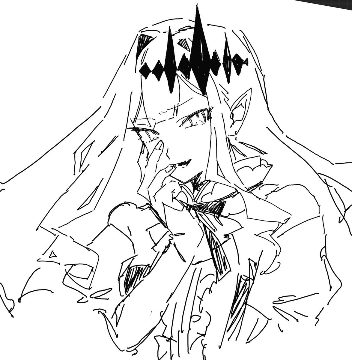 O4lx4m's tweet photo. 昔描いたかわいい子たち https://t.co/Dtj0oHBBSz