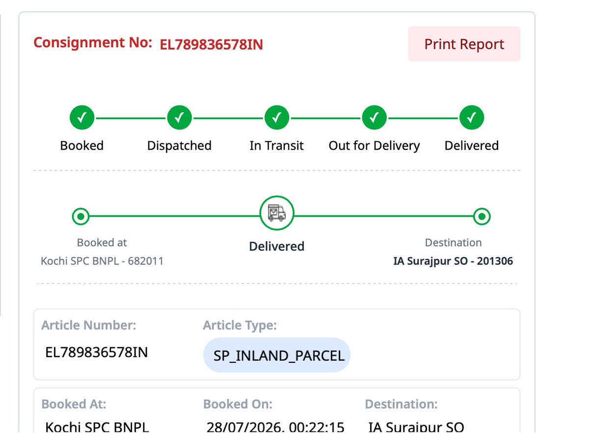whymishrawhy's tweet photo. Twice, @IndiaPostOffice  has failed me. My ID card &amp; academic book from IIM Kochi were marked Delivered, but no postman ever came to my address. Family was home. When I called the local postman, I was abused. Is this service citizens deserve? @JM_Scindia @narendramodi #IndiaPost https://t.co/ZOoLsguqTn