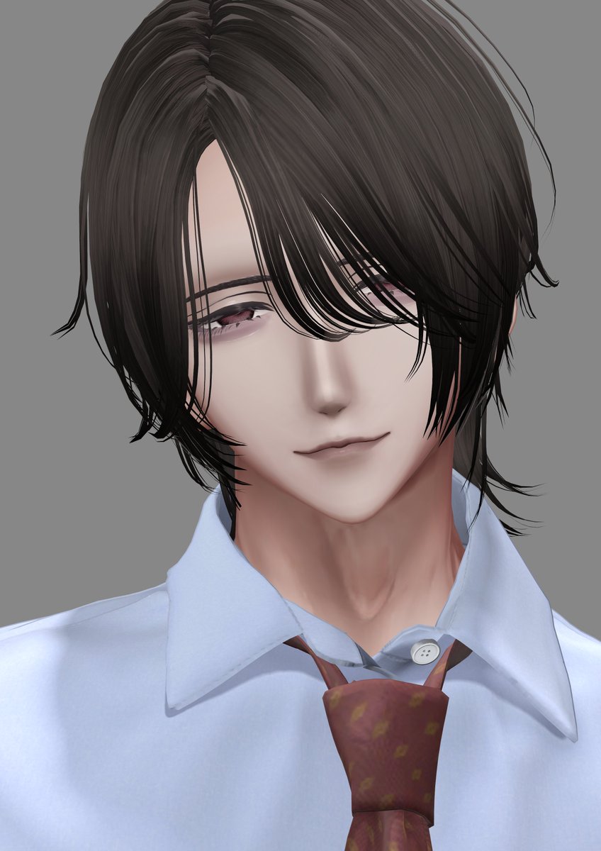 NkmkOngrVRC's tweet photo. Makeup &amp; eye texture WIP for Minase. https://t.co/77U7fFXcfc
