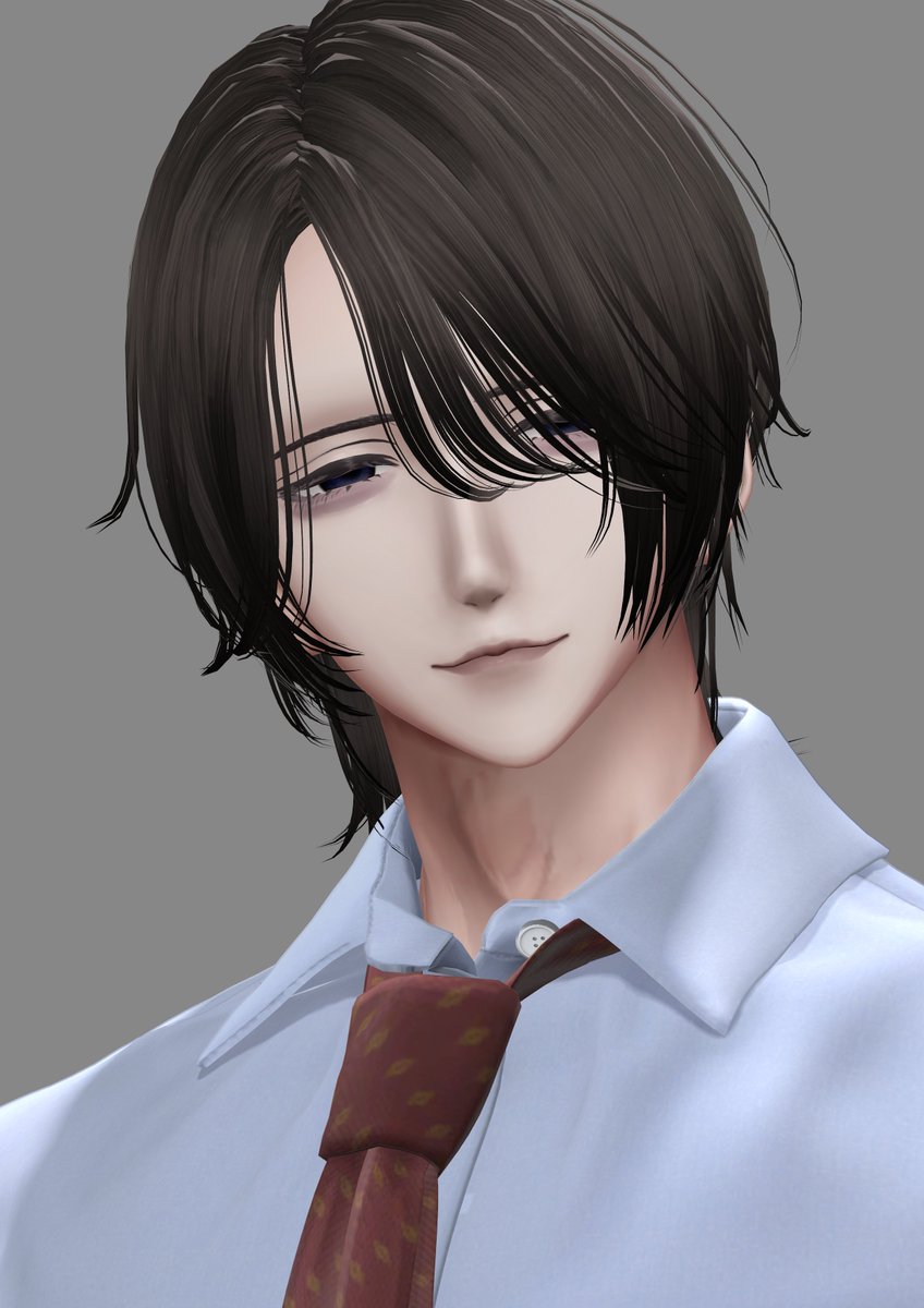NkmkOngrVRC's tweet photo. Makeup &amp; eye texture WIP for Minase. https://t.co/77U7fFXcfc