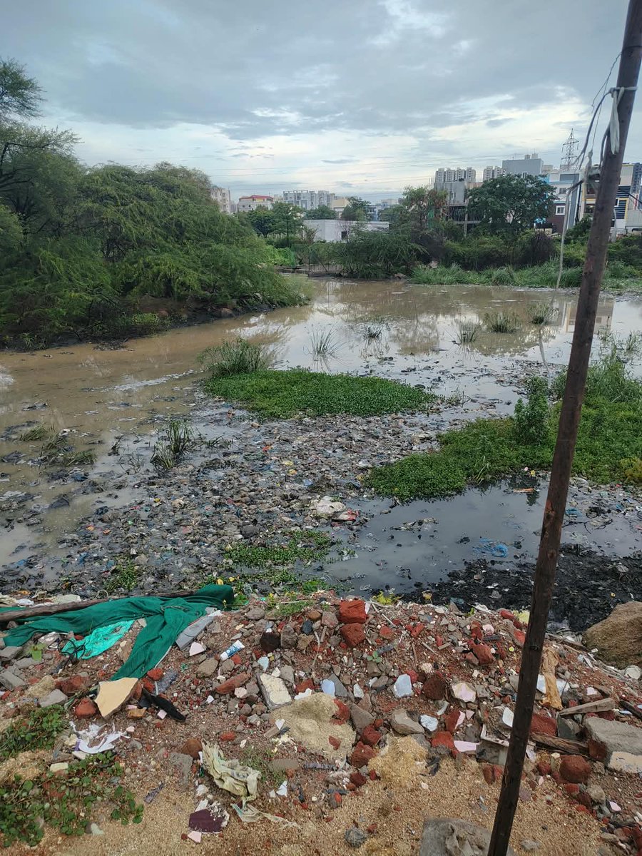 gnrs8143's tweet photo. URGENT ATTENTION: Heavy sewage contamination, plastic buildup, and illegal debris dumping at [Insert Lake Name / Area] are creating severe health hazards and mosquito breeding grounds for local residents! Requesting immediate cleanup, enforcement action.
@GHMCOnline  gajularamarm https://t.co/9A9Uf4EfTD