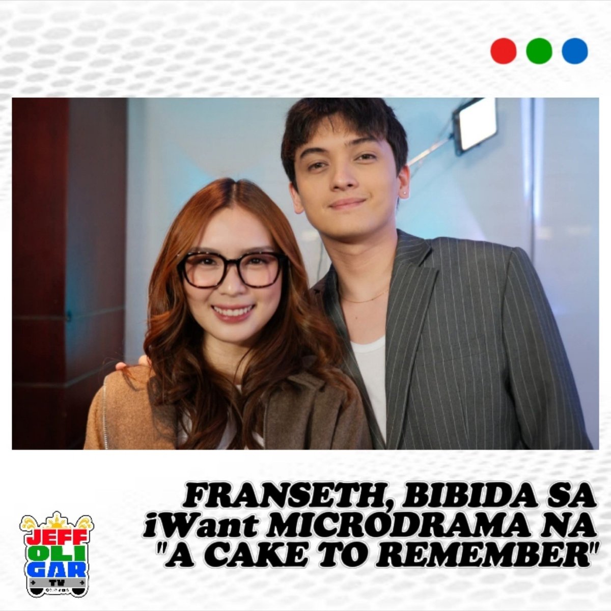 JeffOGarcia47's tweet photo. Kapamilya stars @francinecarreld at @imsethfedelin o ang #FranSeth, bibida sa @ofc_iwant microdrama na #ACakeToRemember, na produced ng @ABSCBN Studios at ng @JRBcreativeprod. Sasainyo na ang Part 1 sa Agosto 28, EXCLUSIVELY on #iWant

#FrancineDiaz #SethFedelin https://t.co/eKlsItLHpx