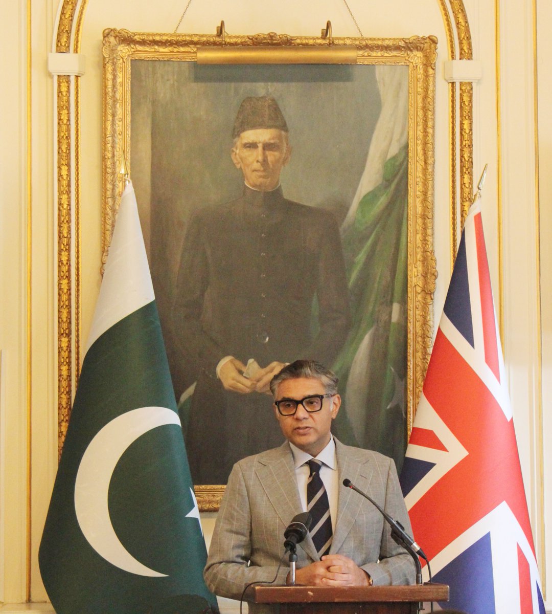 PakistaninUK's tweet photo. “Pakistan’s support for the people of Jammu and Kashmir remains unwavering and unconditional”, High Commissioner Tipu Usman

The Pakistan High Commission in London organised a Seminar/Webinar to observe “Youm-e-Istehsal Kashmir”, denouncing India’s unilateral and illegal actions of August 5, 2019, when it revoked the special status of Indian Illegally Occupied Jammu & Kashmir (IIOJK).

The seminar was attended by British Parliamentarians, including Lord Qurban Hussain; Baroness Nosheena Mobarik; Afzal Khan MP; and Adnan Hussain MP. Prominent local community leaders and social activists, including Councillor Yasmine Dar; Chairman, UK-Pakistan Kashmiri Councillors Forum Liaqat Ali MBE; Raja Najabat Hussain, Chairman of the Jammu Kashmir Self Determination Movement International (JKSDMI); Mohammad Nadeem, Former Deputy Mayor of Peterborough;  were also present. 

The participants strongly condemned the Indian government’s illegal and unconstitutional revocation of Article 370 seven years ago.

During the seminar, speakers expressed steadfast solidarity with the Kashmiri people and called for an immediate end to human rights abuses in Indian Illegally Occupied Jammu and Kashmir (IIOJK). 

Emphasizing the urgent need for a peaceful resolution, participants urged that the Jammu & Kashmir dispute be resolved in accordance with relevant United Nations Security Council resolutions. To advance this cause, the participants proposed a strategic roadmap outlining targeted outreach to key policy decision-makers to champion a just and lasting solution.

Delivering his keynote address, High Commissioner Tipu Usman @Tipuusman called upon the international community, particularly the United Kingdom, to stand on the side of justice and urge India to: reverse the illegal and unilateral measures taken on 5 August 2019; restore the rights and special status of Jammu and Kashmir; and above all, honour the relevant United Nations Security Council resolutions that recognize the right of the Kashmiri people to self-determination.

Messages of the President of Pakistan, the Prime Minister and Deputy Prime Minister / Foreign Minister were read during the seminar. Attendees also observed a minute of silence to honor the martyrs of Kashmir.

#KashmirbaneygaPakistan #IIOJKundersiege #YoumeIstehsal #Kashmir #IIOJK

@PresOfPakistan 
@GovtofPakistan
@PakPMO
@ForeignOfficePk
@PkPublicDiplo
@epwing_official
@MoIB_Official
@PID_Gov
@PTVNewsOfficial
@appcsocialmedia
@RadioPakistan
@PakTVGlobal
@PakistanTVcom