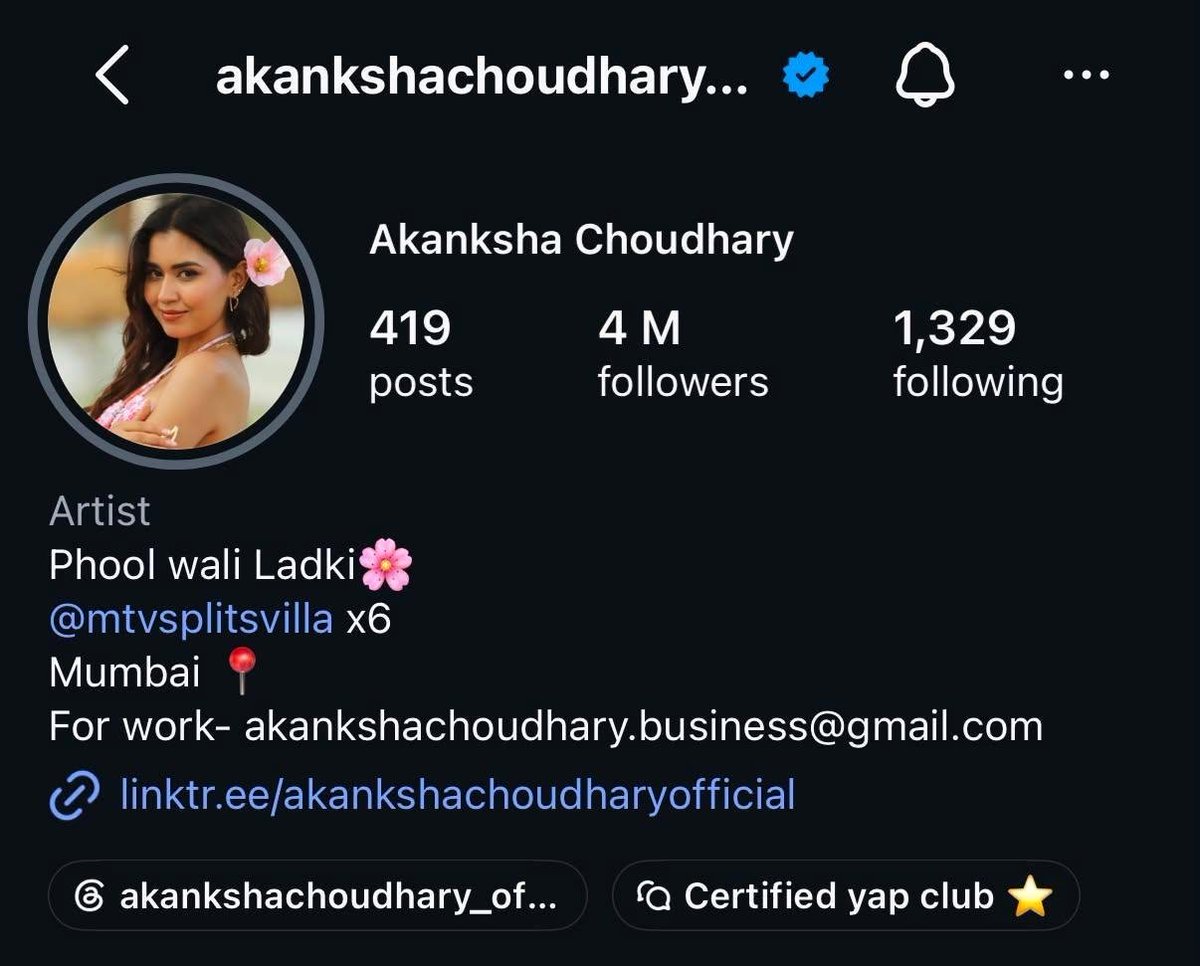 SunshineMusee's tweet photo. Ak now has 4M on Insta.That's HUGE..
From one of the most popular contestants in Splits to one of the most popular contestants in lockupp What a journey!Keep growing,keep shining and keep making the haters jealous. You deserve it all bbg..

SLAYKANKSHA ERA https://t.co/kno9lj6HEN