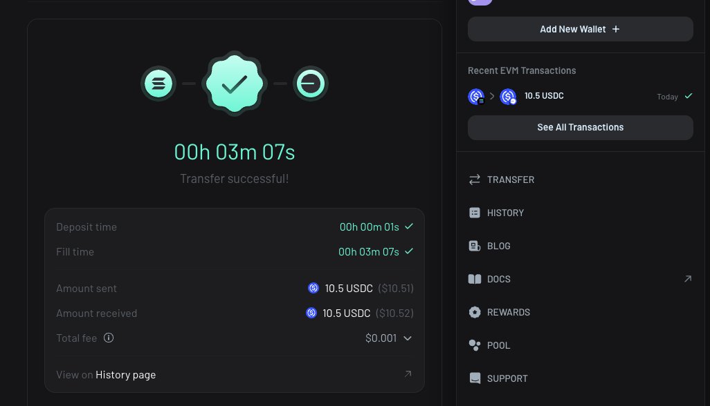 ShawnMuggle's tweet photo. Bridging works, but the bridge fees + gas are annoying. Each step is simple, but it's ~10 minutes (and some math) when I just want API credits. https://t.co/K8IzM0ULdp