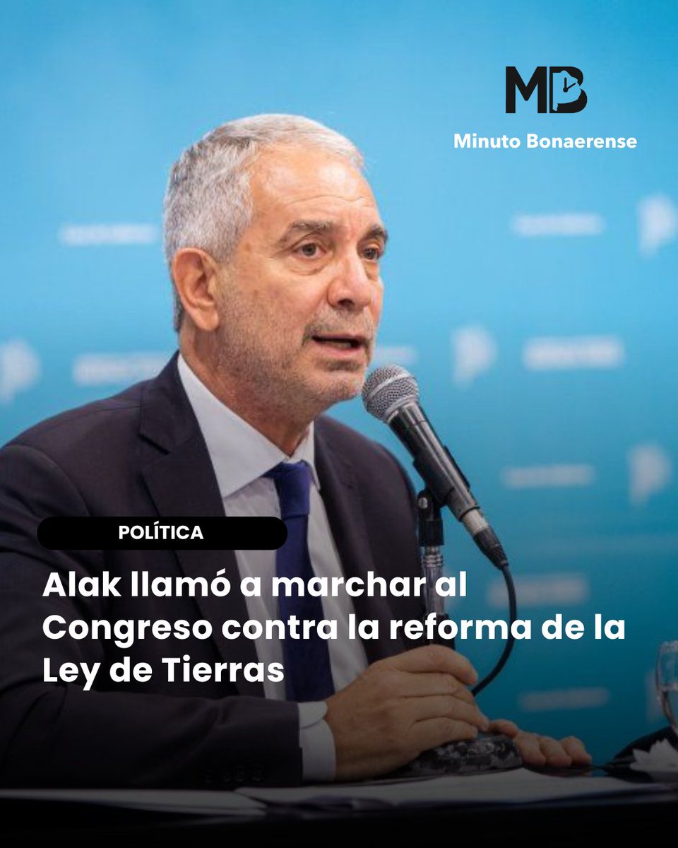 minbonaerense's tweet photo. 🚨 Alak llamó a marchar al Congreso contra la reforma de la Ley de Tierras.
👉 Leé la nota completa en nuestra web: https://t.co/5IWEshm5Zq
#Alak #LeyDeTierras #LaPlata #MinutoBonaerense https://t.co/lqfSW50ftt