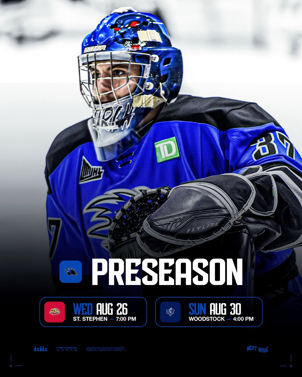 SJSeaDogs's tweet photo. #SJSeaDogs hockey is (almost) back ๐
Tickets for our first two preseason games in St. Stephen and Woodstock are on sale now.
๐๏ธ ยป https://t.co/Ax9LtFVn84
๐๏ธ ยป https://t.co/w8hHDcezVj
#GoDogsGo https://t.co/NZZz81g8HD