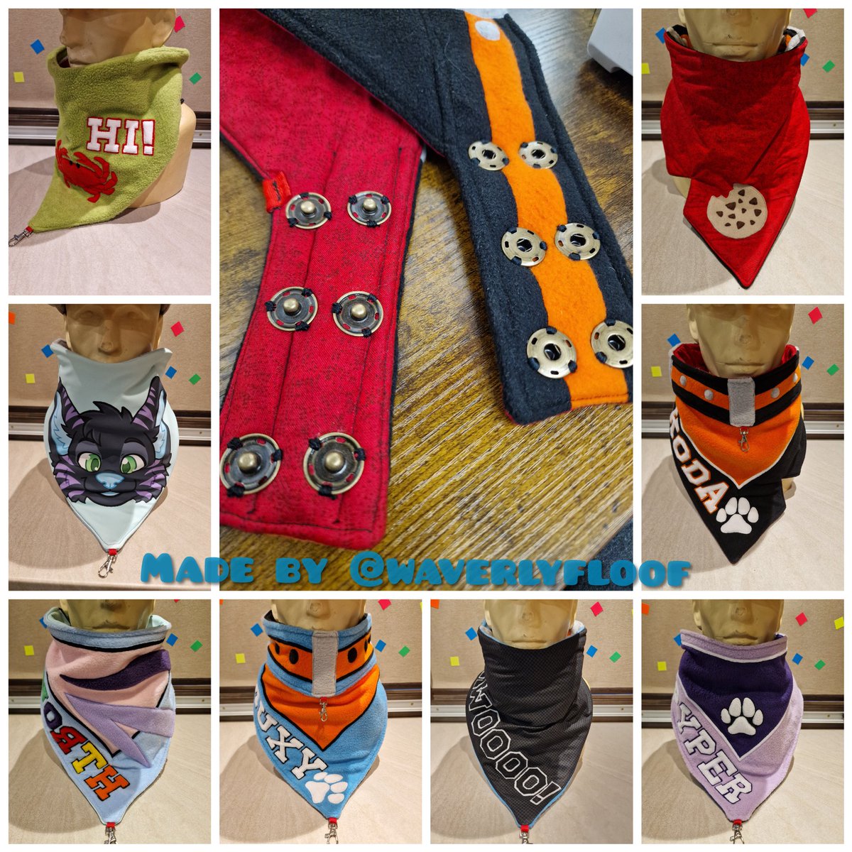 Waverlyfloof's tweet photo. Bandanas done! 🎉

Gonna work on some digi bodies next 👀 https://t.co/0klu9VYUfl