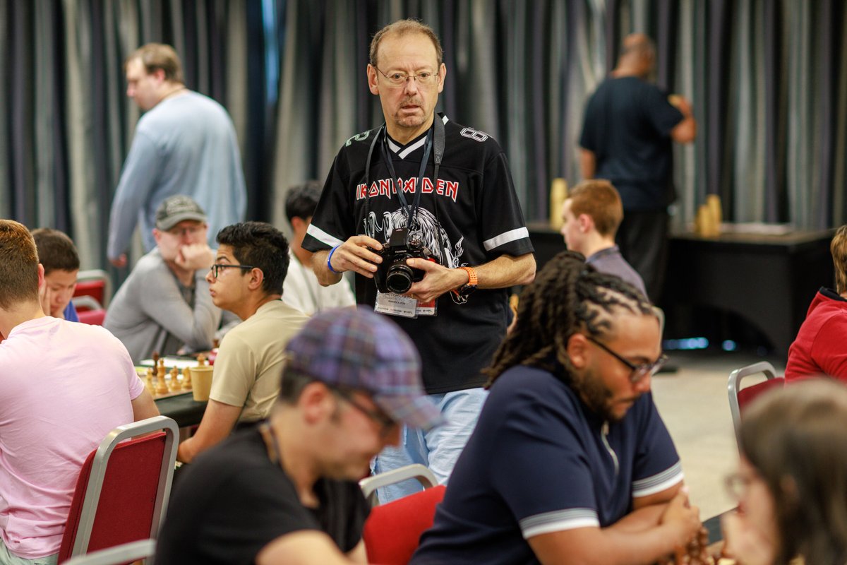 ecfchess's tweet photo. ♟️ Round 5 is almost here!
After defeating GM Michael Adams yesterday, IM Svyatoslav Bazakutsa leads the British Championship on 4/4.

The win also marked Michael Adams' first defeat in a classical British Championship game (excluding play-offs) since 1988. https://t.co/auT3NVL5l3