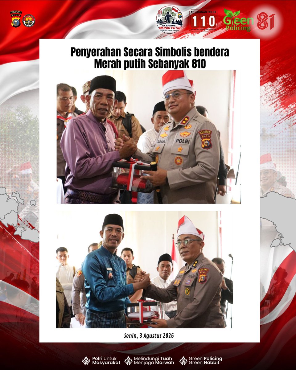joedhattnt's tweet photo. Ekspedisi Merah Putih Presisi Polda Riau di Sinaboi Polres Rohil
#humaspolresrohil https://t.co/HHeh0MrHVN