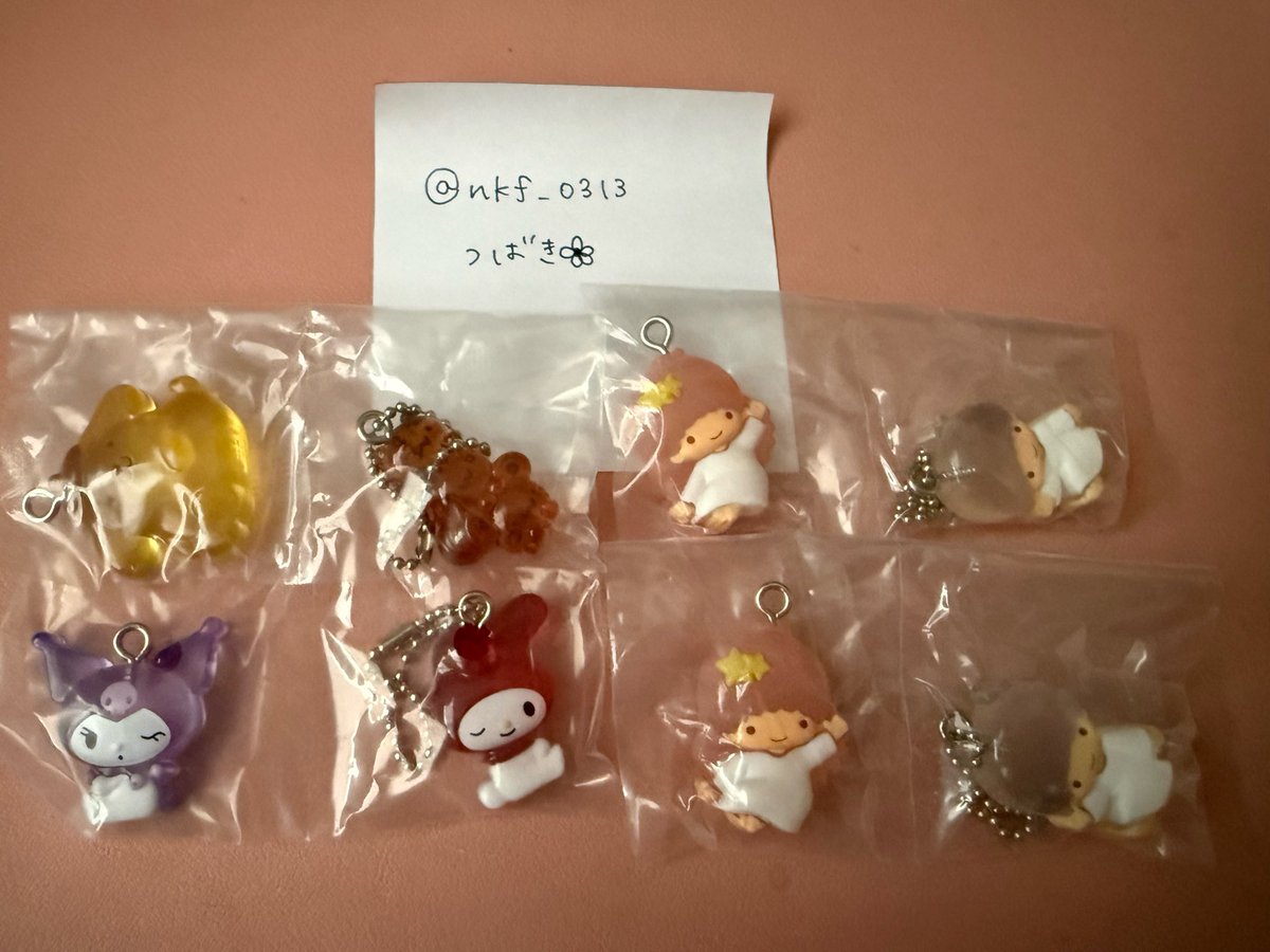 nkf_0313's tweet photo. 【交換】
サンリオ バレエリボンフィギュア 平成ファンシー ちいかわ たべもの なかよしドロップチャーム ぬいぐるみといっしょ アロハスイングコレクション バネ口ミニポーチ
譲 : 画像（リプ欄に続く）
求 : ななほし シナモン、シナモン異種可能🙆‍♀️
郵送交換&amp;纏めて交換してくださる方優先です🙇‍♀️ https://t.co/364FtJrUnW