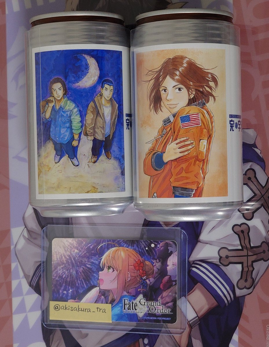 akisakura_tra's tweet photo. 【交換】完・宇宙兄弟展　ラベル缶
譲)新田&amp;真壁、せりか
求)🟥月面、日々人＞🟦キービジュアル

都内他手渡しは缶ごとorステッカーどちらても◎
ステッカーのみ郵送交換可能

お気軽にお声がけください。 https://t.co/gz4YbpAqfO