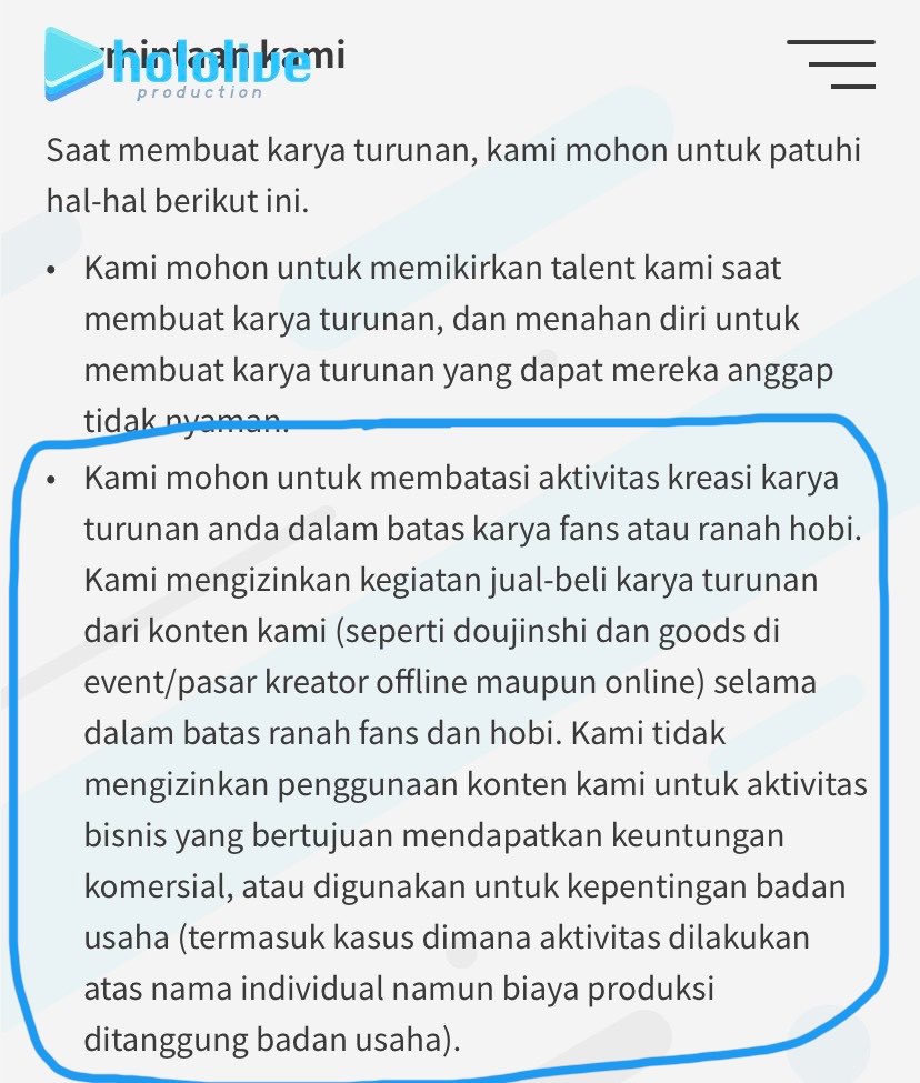 x_yamitori's tweet photo. Yang bilang baru pdv aja, hololive regulasinya juga sama kok.

https://t.co/deqMljlZbo https://t.co/erb33JtvHT
