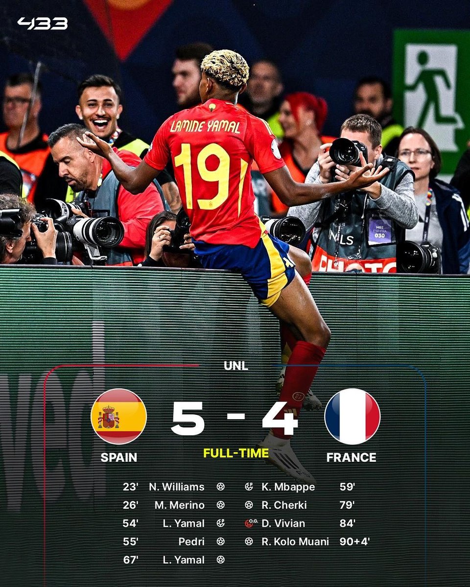 Elh_Mrr's tweet photo. Ils ont comparé Yamal avec Mbappé 
Ils ont comparé Yamal avec Doué
Ils ont comparé Yamal avec Olise
Ils ont comparé Yamal avec Dembele

Au final, il ne restera qu’un et il a 19 ans 😁 https://t.co/h7yERq2sXh