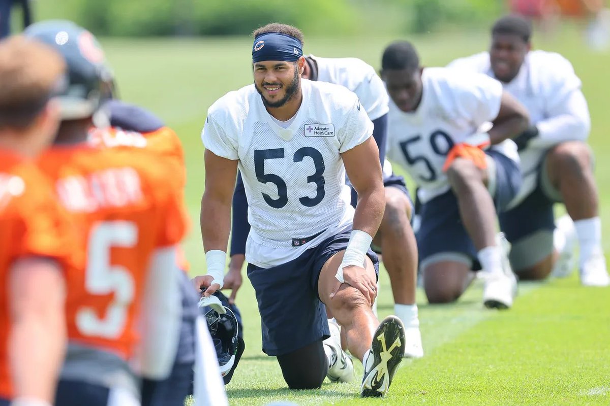 davebftv's tweet photo. Bears LB T.J. Edwards has been activated off the Active/Non-Football Injury list

He's back. https://t.co/mjLkTEmQUi