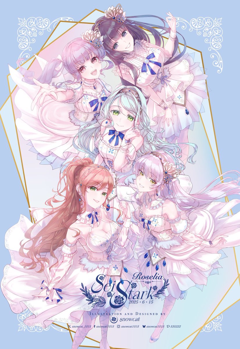 snowcat_1015's tweet photo. #Roselia結成10周年

おめでとうございます！
これからもいっぱいRoseliaを描きます！ https://t.co/KNeX6d9swO