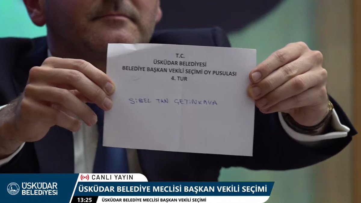 kayhanayhann's tweet photo. Bugün Üsküdar Başkan Vekili seçiminde AKP tarafından itiraz edilen bir oy. https://t.co/7BaTpIIeSm