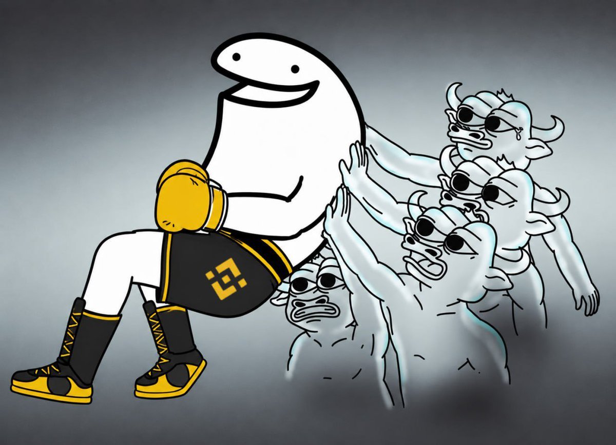 ALX7575's tweet photo. @cz_binance Flork on top #bnb 😉💛 https://t.co/0V35ugYrvE