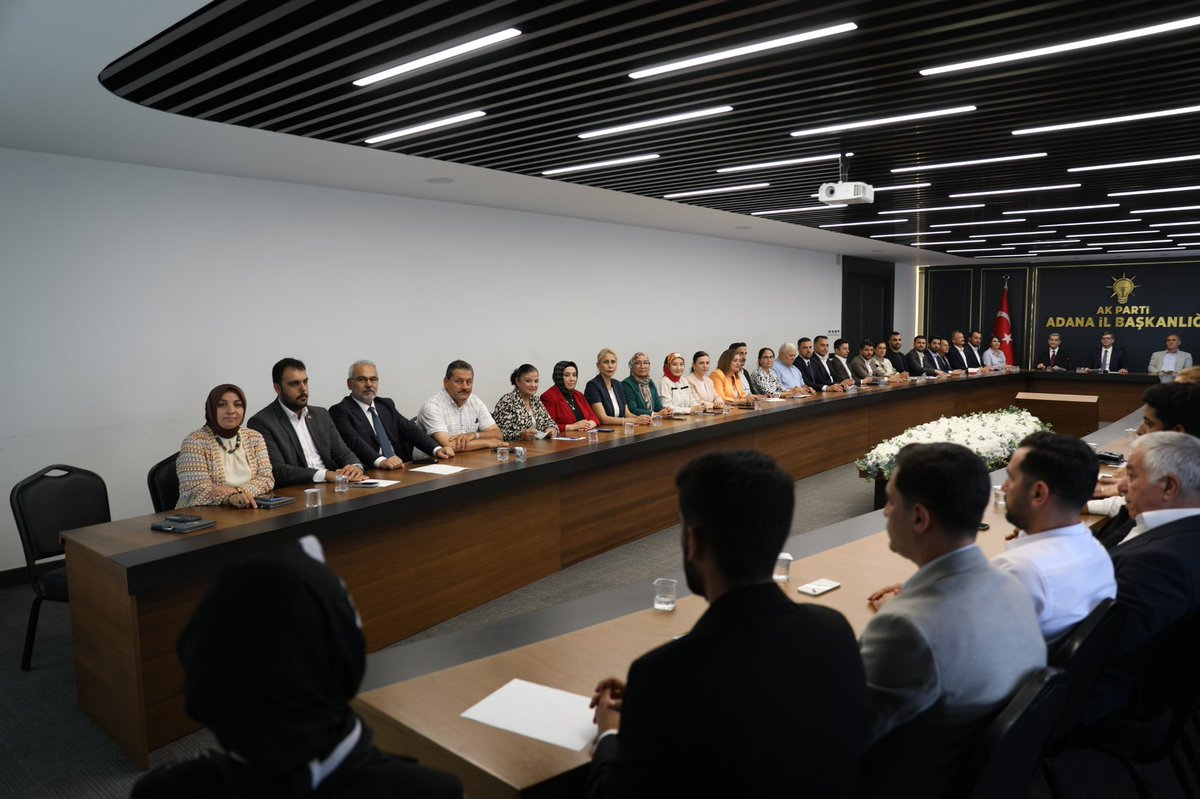 akpartiadanail's tweet photo. İl Başkanımız Sn. Mustafa Özkan’ın başkanlığında, 15 ilçe başkanlarımız ve üç kademe teşkilat başkanlarımızın katılımıyla istişare ve değerlendirme toplantımızı gerçekleştirdik.

Ortak aklın rehberliğinde, güçlü teşkilat yapımızla hedeflerimizi değerlendirdik. Birlik ve beraberlik içerisinde, milletimize hizmet yolunda kararlılıkla çalışmaya devam ediyoruz.

@omerrcelik @abuyukgumus @yahyacelik_ @ozmehmetemin @avmustafaozkan
@KaramikSunay
@abdullahdogru01 @farukaytek