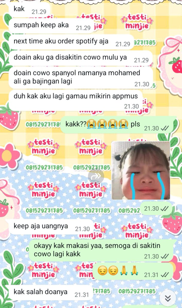 jieylov's tweet photo. yaampun custku blio beli appmus trs akunnya limit pdhl udh di cek dlu aman eh pas join kena prank 🤡 ternyata limit 😭💔💔 &amp; dia begini 😭😭 KOCAKNYA AKU DOA NYA MALAH SALAH PLSS pdhl udh ngetik isi "ga" malah tbtb hilng &amp; baru ngeh pas dia bilang gitu untung blio ga marah😭✋ https://t.co/gOWSt9yiSN