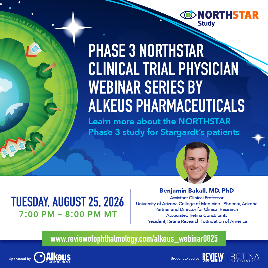 RevOphth's tweet photo. #ad 📢 Benjamin Bakall, MD, PhD presents: NORTHSTAR Phase 3 Webinar
📅 Aug 25 at 7:00 PM MT
🔗 Register: https://t.co/TyzSYG5jxa

#NorthstarStudy #Ophthalmology #Stargardts #Retina #Optometry #HealthcareProfessionals #StargardtsDisease #EyeCare https://t.co/dkVRBdoJxa