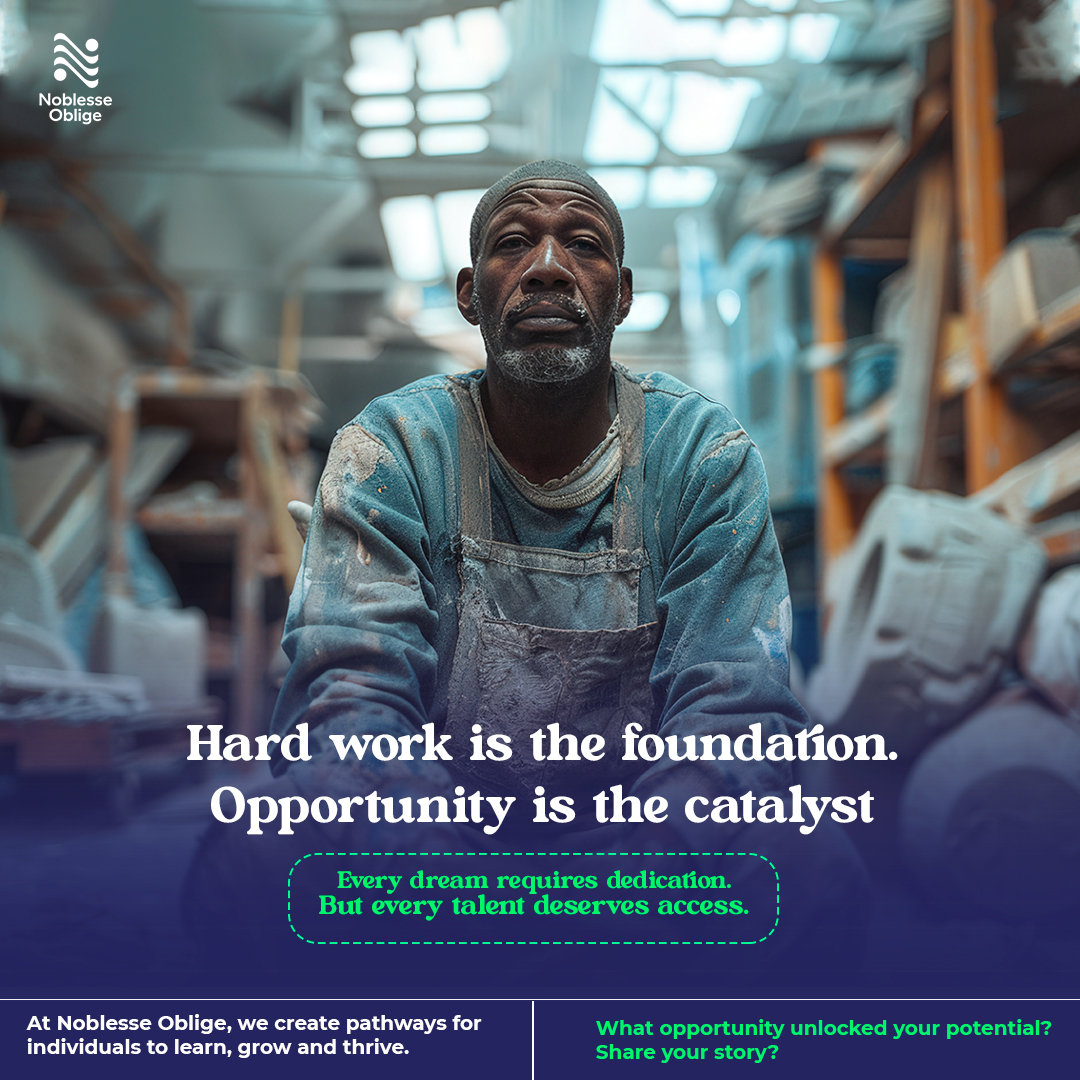 noblesseobcf's tweet photo. Behind every success story is a moment when someone gained the knowledge, support, or chance they needed to move forward.

At Noblesse Oblige, we create pathways for individuals to learn, grow, and reach their full potential.

What opportunity made a difference in your journey? 👇
