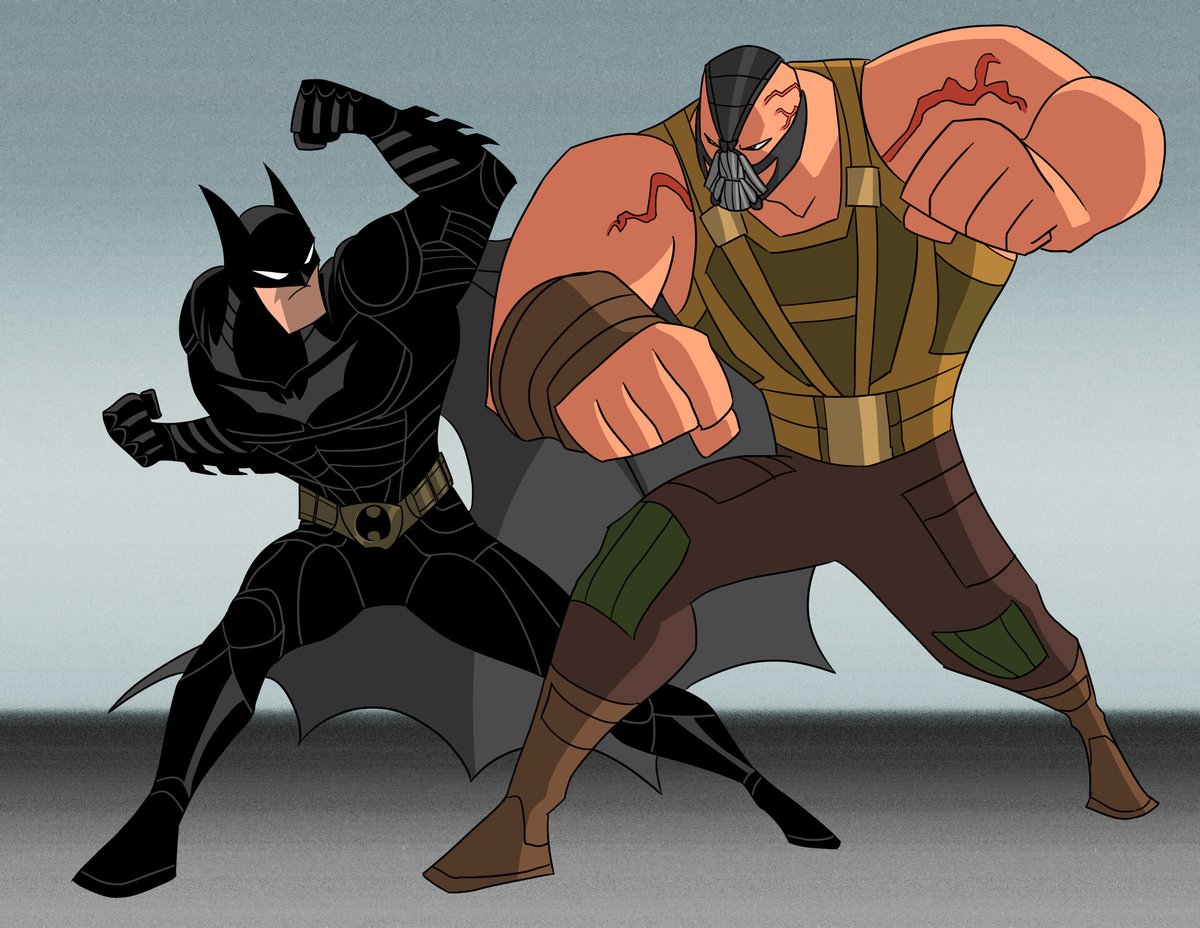 BatmanNotes's tweet photo. The Dark Knight Trilogy Animated 
Batman vs Ra's al Ghul, Joker &amp; Bane
Artwork by Jetstorm Sifuentes-Sujo https://t.co/mexGjqzJML