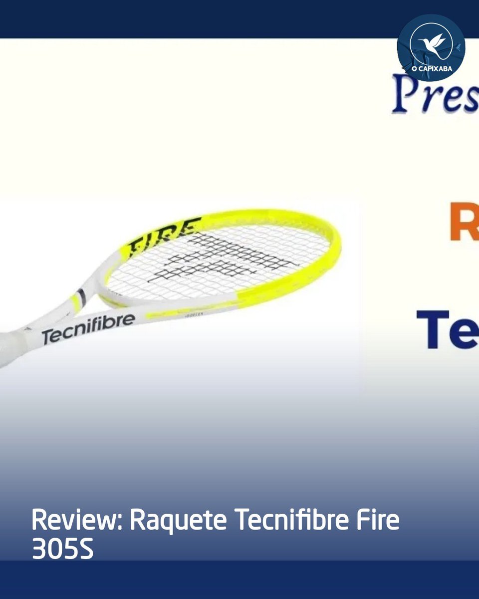 ocapixabaes's tweet photo. A linha Fire da Tecnifibre chegou para arrasar! Com controle top e ótimo spin, a Fire 305S é ideal para tenistas que amam dar força nos golpes.

Quer saber mais?  Confira a íntegra na coluna de Reinaldo Olecio pelo link abaixo

#tenis #raquetes #ocapixaba

https://t.co/7GQGFLRtyC https://t.co/uDVkslKbyB