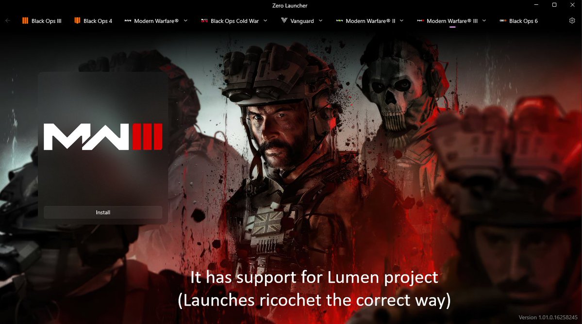 iw8modtruth's tweet photo. The truth about Zero Launcher
We got access to the leaked builds of zerolauncher
Public vs leaked internal build comparison:
🔴 Public: 3 games (MW19, VG, BO6) 
🟢 Internal: 8 games (+MWIII, BO3, BO4, BOCW, MWII).
CDN is actually shut down because of the leak
#iw8mod #mw19 #cod https://t.co/EQaIh33QRL