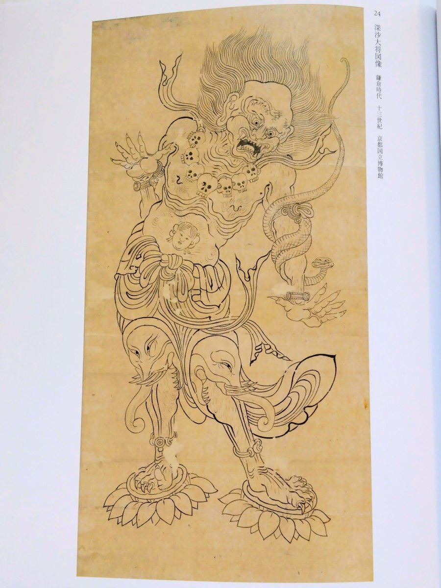 botreetee's tweet photo. #東京国立博物館 「空海と真言の名宝」展へ

全国各地から、秘仏さまたちが大集結…!
ほぼ国宝と重文だらけ…見応えたっぷり✨️

話題の仏さまたちはもちろん、特に心に残ったのは、
・快慶作の深沙大将立像と、製作の元となった図像の関係
・淡い彩色で軽やかな雰囲気の閻魔天像
（図録から引用） https://t.co/K0XSx7tF0G