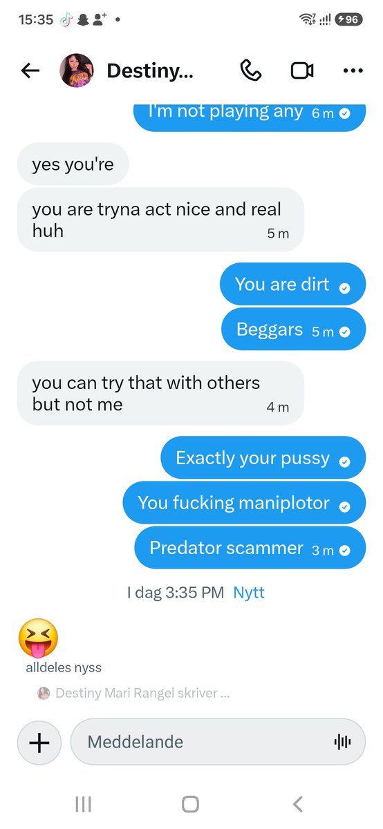 Linusjsavage21's tweet photo. Scamer pedo 🤮🖕 https://t.co/btudyYs5Yw