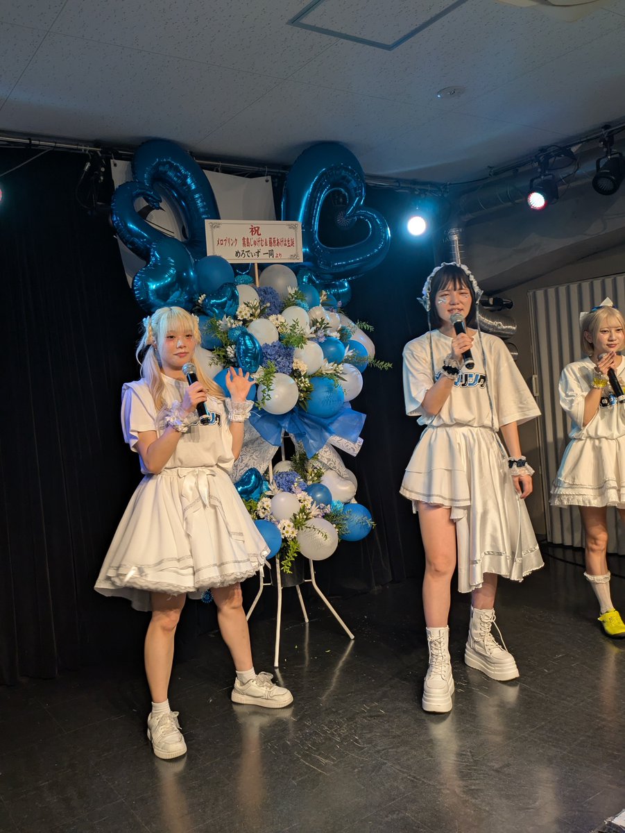 hitoshinnikko's tweet photo. 2026.8.2
尼崎Scope
メロブリンク　霧島じゅげむ、藤原あげは合同生誕祭

あげはさんは7月がお誕生日、じゅげむさんは8月がお誕生日だそうで
改めておめでとうございます🎉🎉🎉 https://t.co/fxy8ktGU7n