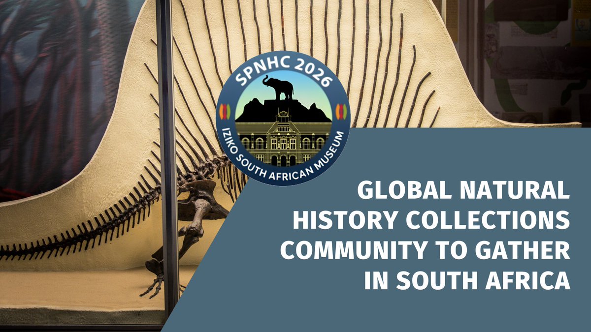ZooKeys_Journal's tweet photo. 🌍 The 41st SPNHC Annual Meeting is coming to the African continent for the first time! Join natural history professionals in Cape Town, South Africa, from 7 to 11 September 2026.

➡️ Check out our latest news announcement for further details: https://t.co/iTdF64EyKE

#SPNHC2026 https://t.co/3JaWGqFMmd