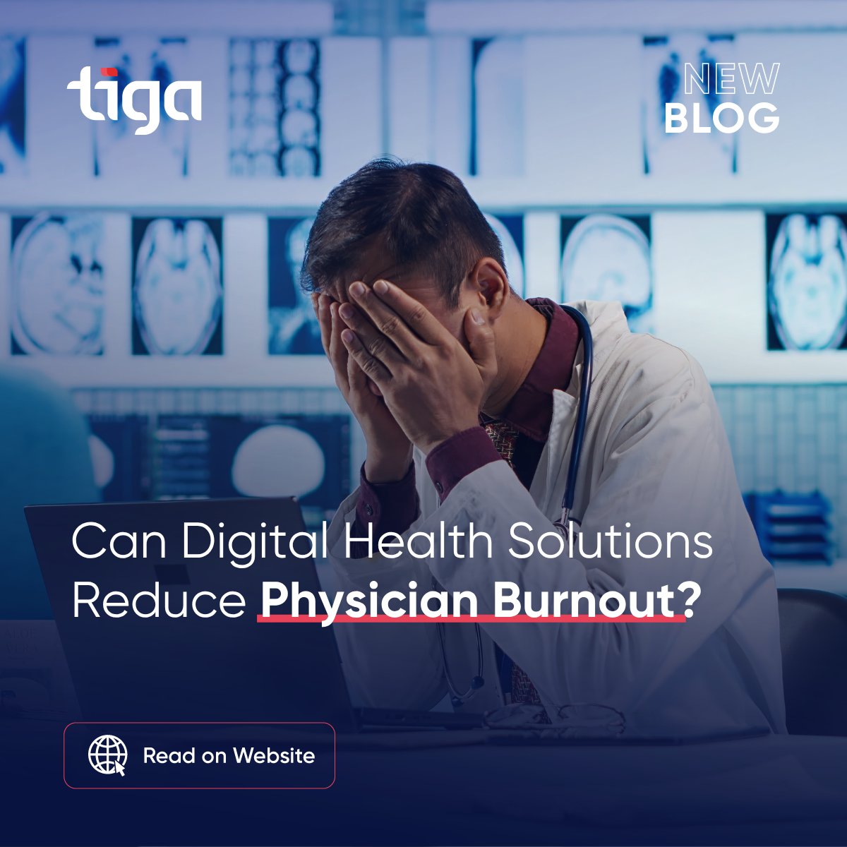tigahealth's tweet photo. Can digital technologies help reduce physician burnout? Explore the answer in our latest blog!

https://t.co/p6ErhxOdA4

#Tiga #HealthcareIT #PhysicianBurnout #DigitalHealth #Blog https://t.co/OYuCskCfrd
