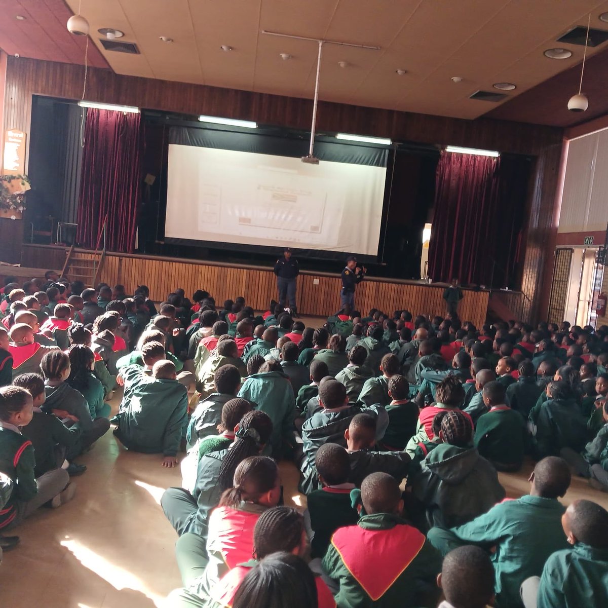 SAPoliceService's tweet photo. #sapsGP [SAPS DE DEUR VISITS DE DEUR LAERSKOOL ON SAFER SCHOOLS CAMPAIGN]

On Monday, 2026-08-03, De Deur #SAPS engaged with the learners of De Deur Laerskool to remind the learners of how they are expected to behave in school.

Engaging with school learners encourages self-awareness and enhances knowledge about child rights and responsibilities.

Learners were on and unequivocally encouraged to expose and report all manifestations of abuse and bullying.

During this engagement learners were sensitised to the repercussions of not aligning with the school code of conduct.

The main objective of this talk was to promote school safety among learners in the Foundation, Intermediate and Senior Phase. To educate learners on the harmful effects of bullying and encourage respect for one another.

To further educate learners on the dangers of smoking vaped (vaping) and the health risks associated with nicotine addiction. To educate learners about the dangers of social media, including cyberbullying, online predators, scams, and the sharing of personal information, and to emphasise the importance of parental guidance when accessing online platforms.

A total of 1 713 learners were reached during this awareness campaign.

#SaferSchools #AwarenessCampaign ST