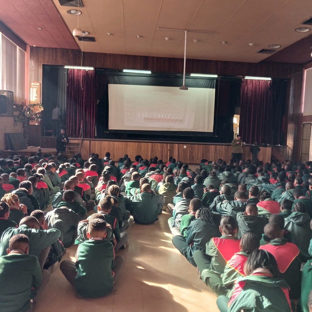 SAPoliceService's tweet photo. #sapsGP [SAPS DE DEUR VISITS DE DEUR LAERSKOOL ON SAFER SCHOOLS CAMPAIGN]

On Monday, 2026-08-03, De Deur #SAPS engaged with the learners of De Deur Laerskool to remind the learners of how they are expected to behave in school.

Engaging with school learners encourages self-awareness and enhances knowledge about child rights and responsibilities.

Learners were on and unequivocally encouraged to expose and report all manifestations of abuse and bullying.

During this engagement learners were sensitised to the repercussions of not aligning with the school code of conduct.

The main objective of this talk was to promote school safety among learners in the Foundation, Intermediate and Senior Phase. To educate learners on the harmful effects of bullying and encourage respect for one another.

To further educate learners on the dangers of smoking vaped (vaping) and the health risks associated with nicotine addiction. To educate learners about the dangers of social media, including cyberbullying, online predators, scams, and the sharing of personal information, and to emphasise the importance of parental guidance when accessing online platforms.

A total of 1 713 learners were reached during this awareness campaign.

#SaferSchools #AwarenessCampaign ST