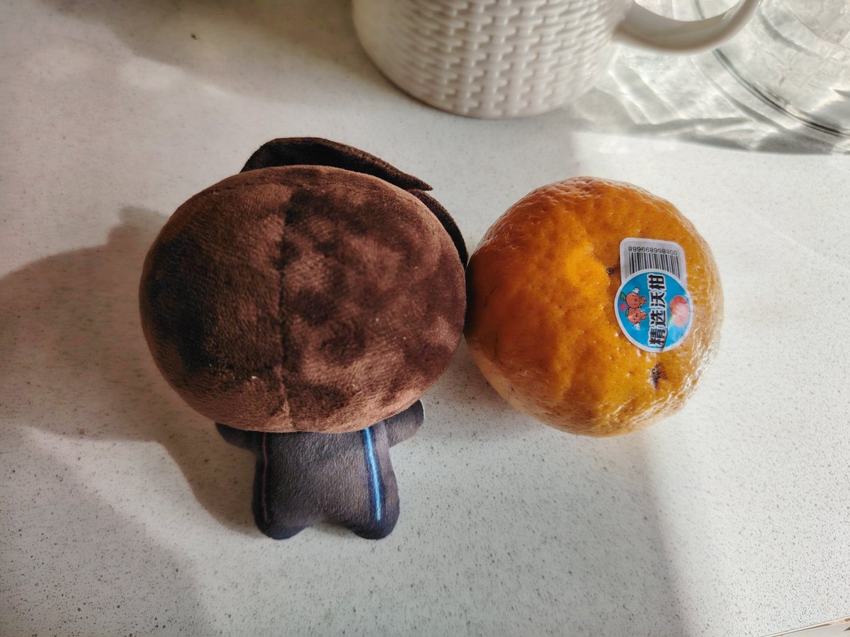 syoxpyn's tweet photo. A head the size of an orange https://t.co/bC6SBdPapY