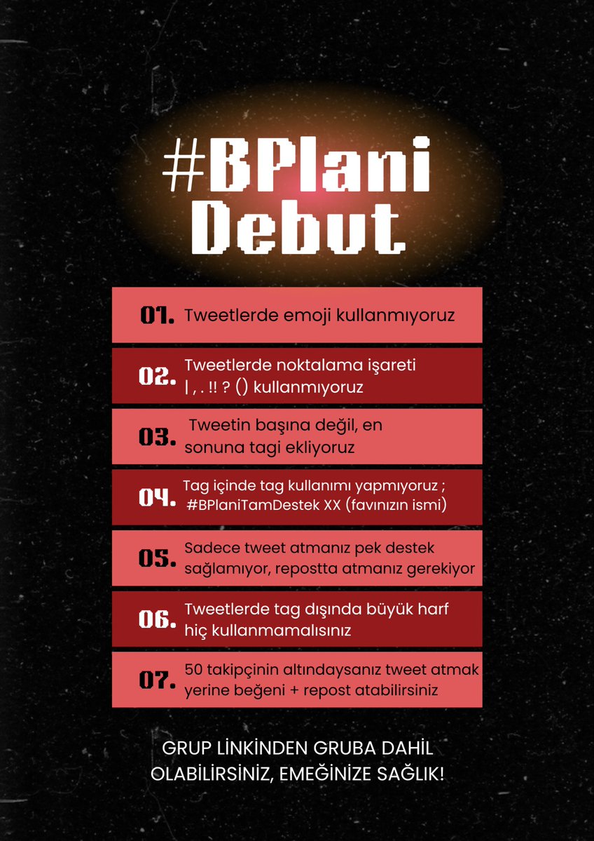 planb6news's tweet photo. 20:00 #/BPlaniDebut
Artık Debut Era'ya girdiğimize göre herkesi kutlama yapmaya gündeme davet ediyoruz 🥳🥳
Profil çerçevesi de hediyemiz!
Tag kurallarına dikkat etmeyi unutmayın ❤️ https://t.co/GDNg4P2z7k
