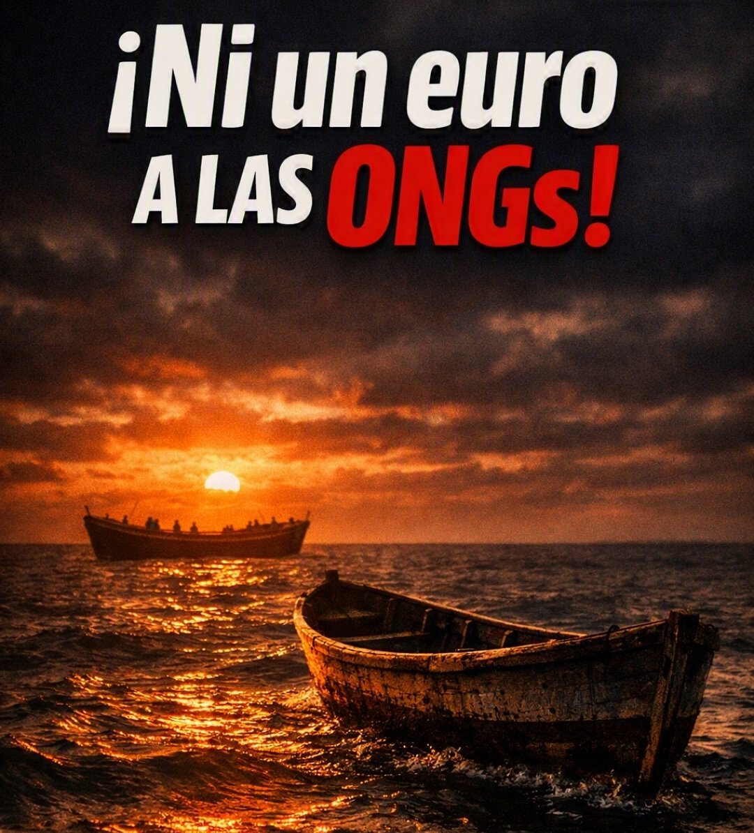 CanarioToday's tweet photo. Ninguna ONG vinculada a la inmigración demuestra un interés real por los españoles más allá de que sigamos pagando impuestos que financian sus programas, mientras se sigue priorizando a los extranjeros.

Quien decide colaborar con ese modelo, sabiendo cómo funciona, está dando la espalda a los intereses de su propio pueblo.
