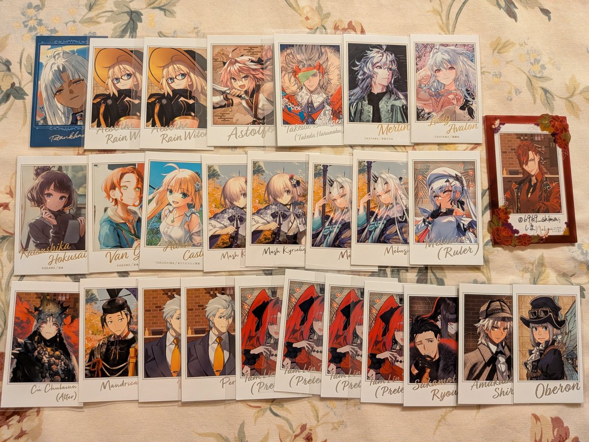 6969_shima's tweet photo. 【交換】FGO ポートレイト ポ���レ

譲▶ 画像 1,2
求▷ 2022B 魔王信長 (IDのもの)

郵送にて
画像2は比率違い可
よろしくお願いいたします https://t.co/VBPlEZsozo