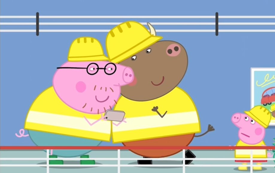 Ladisepic's tweet photo. Peppa pig having ship fanservice is crazy https://t.co/scrlA22Ycp