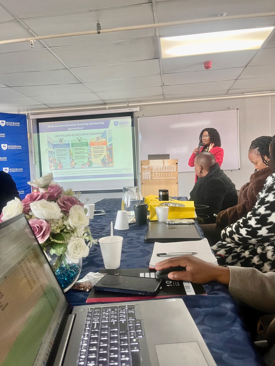 EdtechBridges's tweet photo. [ EDTECH BRIDGES TRAINING WORKSHOPS ] : EQUIPING HIGHER EDUCATION PROFESSIONALS

We had the opportunity to facilitate a session on Classroom Management and Pedagogical Best Practices for Inclusive Learning during the Lecturers' Orientation at the IIE Rosebank International. https://t.co/3PBs1WDvsj