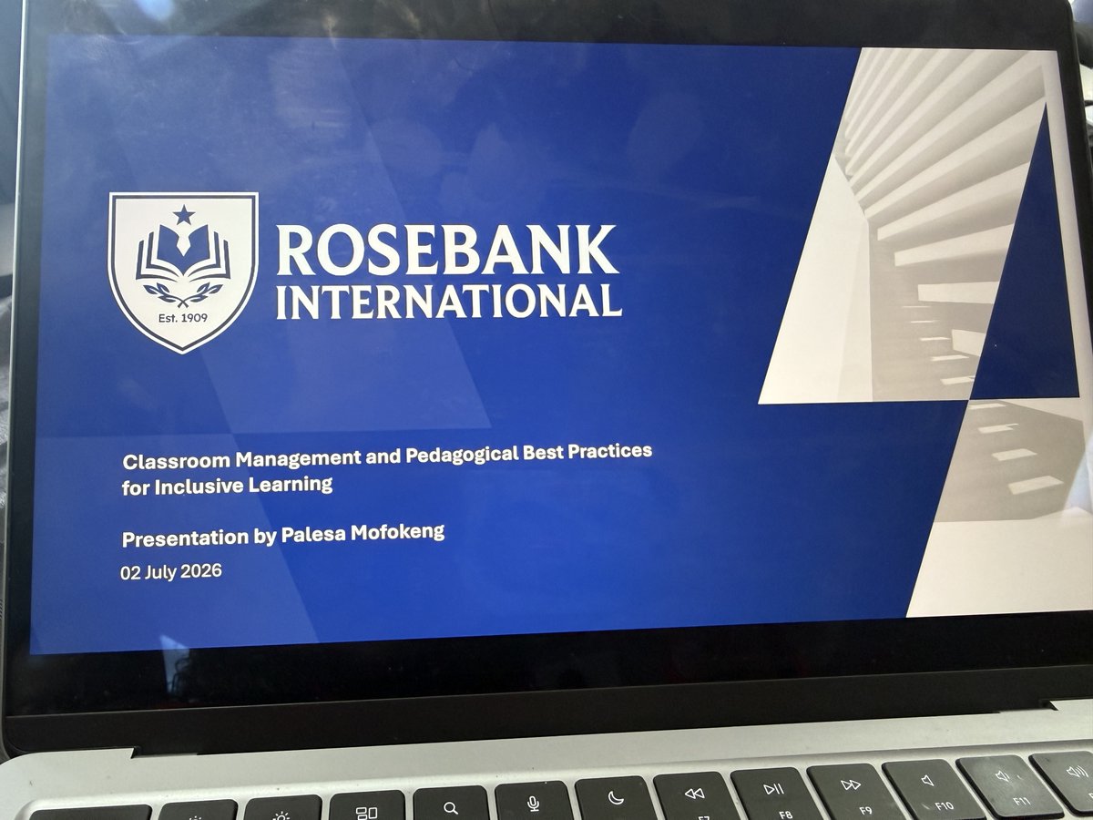 EdtechBridges's tweet photo. [ EDTECH BRIDGES TRAINING WORKSHOPS ] : EQUIPING HIGHER EDUCATION PROFESSIONALS

We had the opportunity to facilitate a session on Classroom Management and Pedagogical Best Practices for Inclusive Learning during the Lecturers' Orientation at the IIE Rosebank International. https://t.co/3PBs1WDvsj